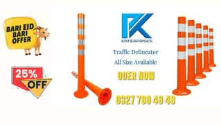 Traffic Delineator Orange Safety Cones