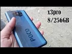 Poco x3pro 8 /256 no open no repair 10/10 koi msla ni he only phone he