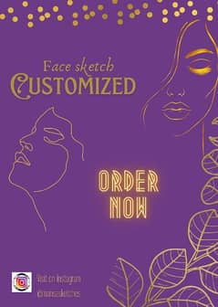 customized face sketch