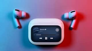 Airpods pro 2 with touch screen display