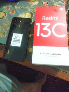 redmi 13 c mobile for sail new box open with original charger