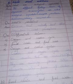 Handwriting assignment