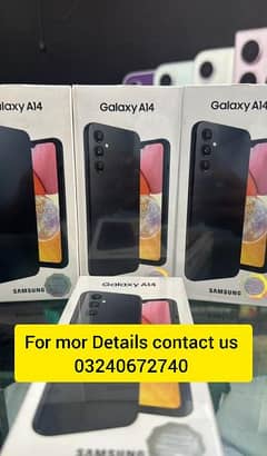 Samsung A14 4/128 Boxpack 1 year offical warranty PTA approved