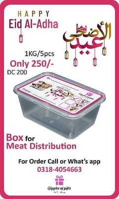 Meat distribution box at cheapest price.