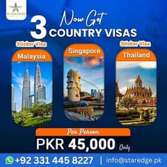 visit three countries Malaysia, Singapore and Thailand in just 45000Rs