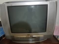 LG TV with TV trolley