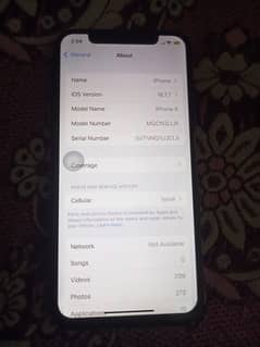 iphone x256 gb 10by 9 condition non pta exchange with good iphone
