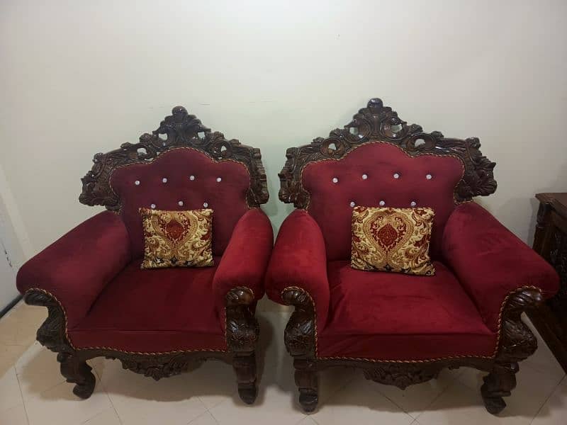 Chinioti sofa set with table 3