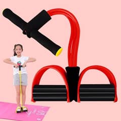4 Tube Elastic Pull Rope Home Gym Sport Training Fitness Equipment