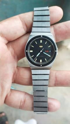 Seiko5 White Automatic Movement Original Japan Watch