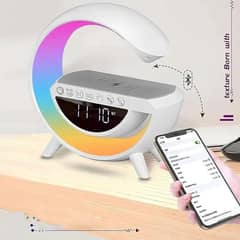 Led RGB Seven Colour Wireless Charging Speaker Model BT-3401 Plus With