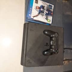 ps4 with console and 4 games