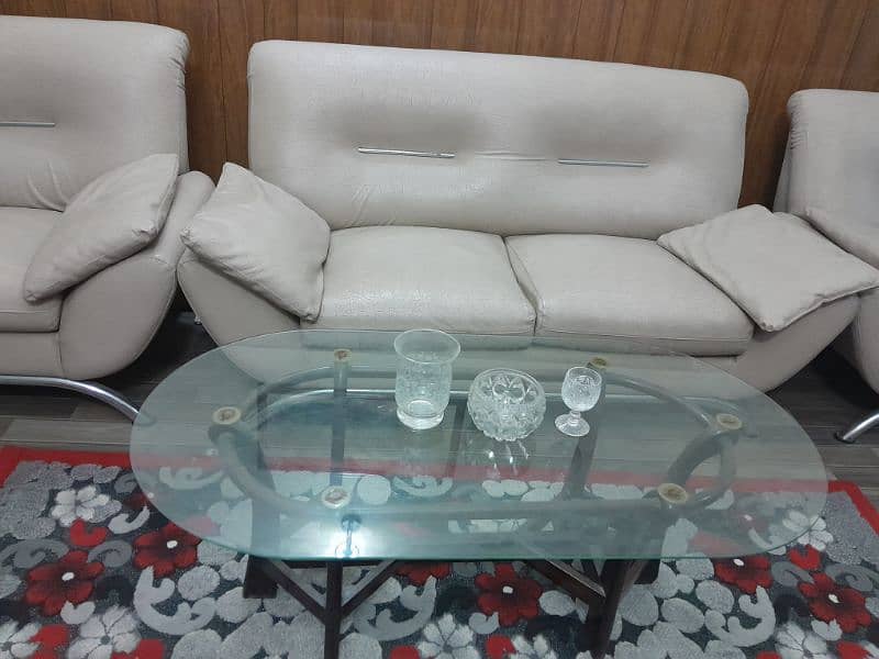 three glass tables in good condition 2