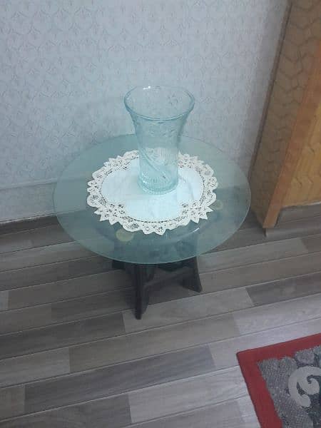 three glass tables in good condition 4