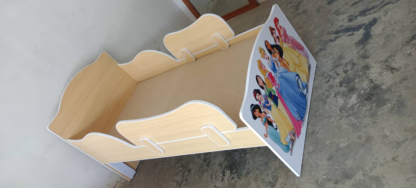 New Style Kids Single Bed for Girls Sale in Pakistan unique Design 0