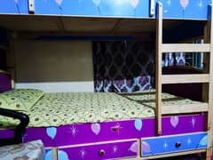 Bunk Bed With Mattress (Gently used bunk bed in excellent condition!)