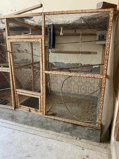 parrot cage like new just 1 year used