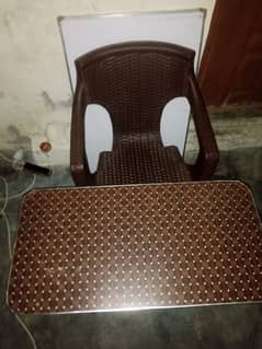 chair and table for sale