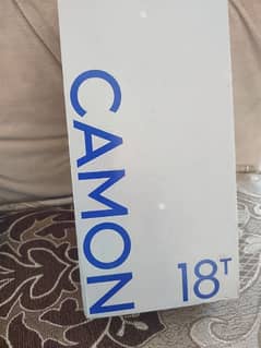 tecno camon 18t 4+2 128 gb approved with box full accecries