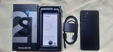 Samsung s21plus 5g  256gb  box cable available