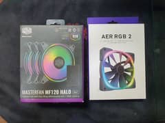 NZXT Aer Rgb 2 140mm White , ARGB pc fans (2x)