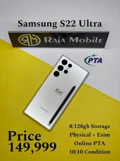 Samsung Galaxy S22 Ultra 8gb 128gb PTA Approved