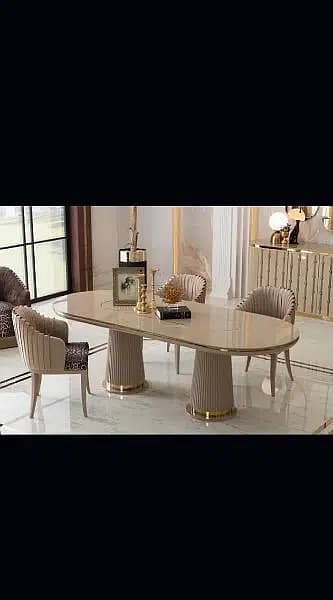 Dining table / 6 chairs dinning table / Dining table with 6 chairs 11