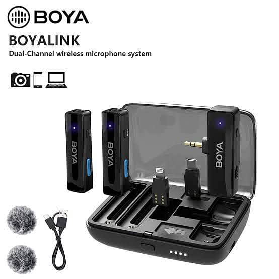 BOYA DUAL WIRELESS MIC BOYA LINK 2 YRS WARRANTY 2