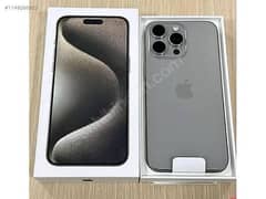 iPhone 15 pro max 256gb HK dual sim PTA Approved