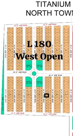 80 Sq Yard Plot Available In (Titanium Block) West Open
