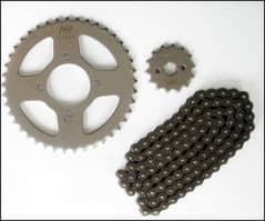 MH Chain & Spocket Kit For Pakistani Bikes(Honda,Suzuki,Yahma)