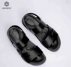 jfspot man's sandal jf033 black