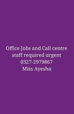 Office Jobs and Call Center Jobs in Lahore