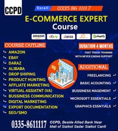 Ecommerce course in sialkot cantt | Online Earning Course in Sialkot