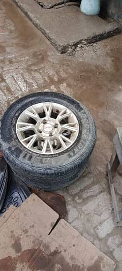 13" inch Alloy wheel + Tyres