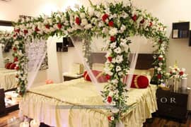 esh and artificial Flowers decorations bedroom stage barat decor car
