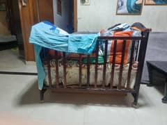 baby wooden 2 in 1 cot  for selling
