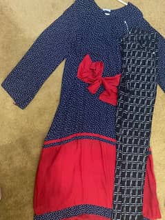 Shigar Fashion Long Dress With Zara's paint