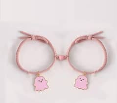 Cute Cartoon shape magnet bracelet is available. With free charges