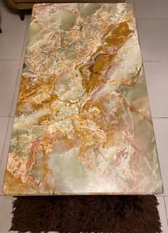 Onyx Marble table with stand for sale