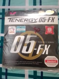 Table Tennis Racket Rubber - Butterfly (Japan) Tenergy 05 FX Red