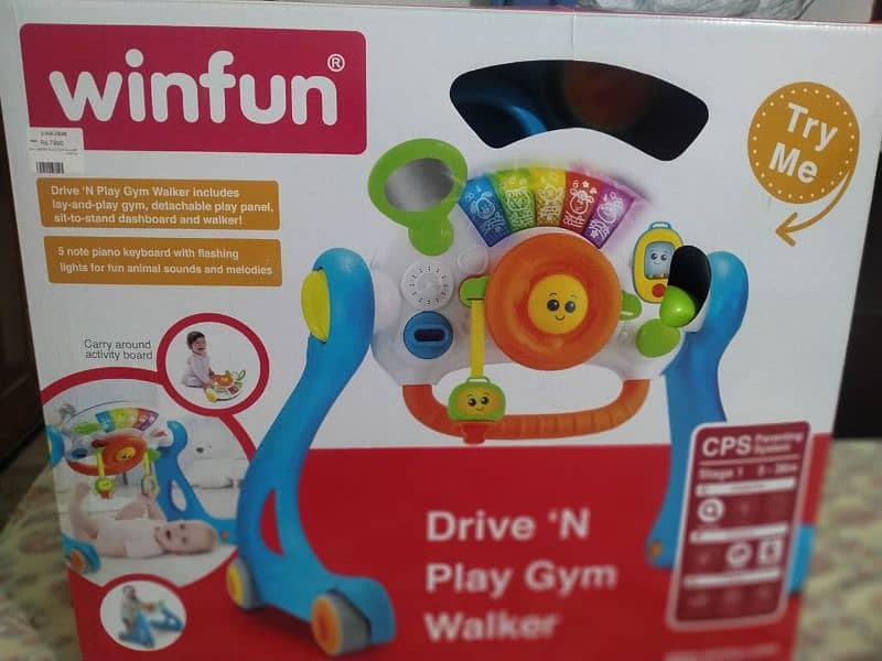 Winfun Drive N Play Gym Walker 0