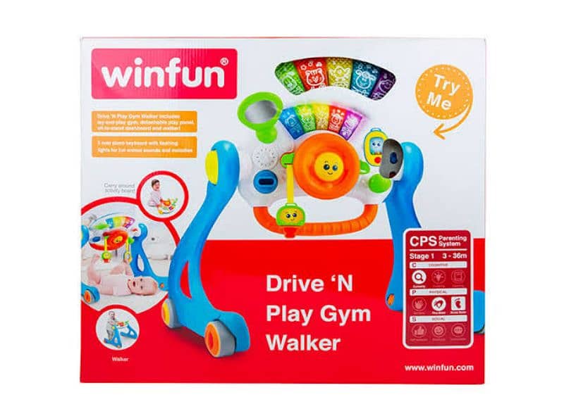 Winfun Drive N Play Gym Walker 4