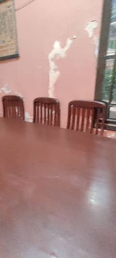 wooden dining table for urgent sale