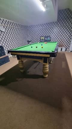 snooker table size 4/8