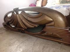 double bed in used condition