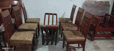 dining table for sale with six chairs  special Eid offer