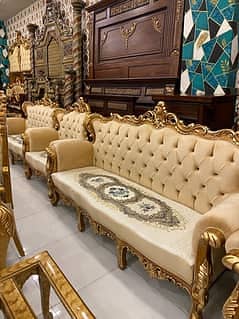 wooden Sofa / Sofa set/ chinioti Sofa Set / Luxury Sofa Set /Furniture
