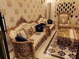 wooden Sofa / Sofa set/ chinioti Sofa Set / Luxury Sofa Set /Furniture 4