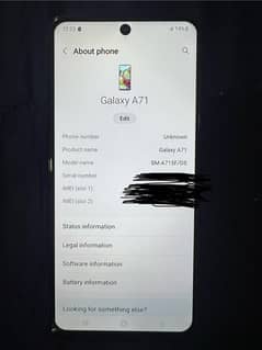 Samsung A71 8/128